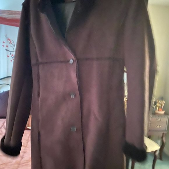 Marc Jacobs Shearling Coat - Picture 1 of 4